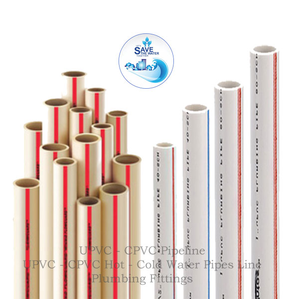 UPVC-CPVC Pipeline - UPVC-CPVC Hot-Cold Water Pipes - Plumbing Pipeline Fittings